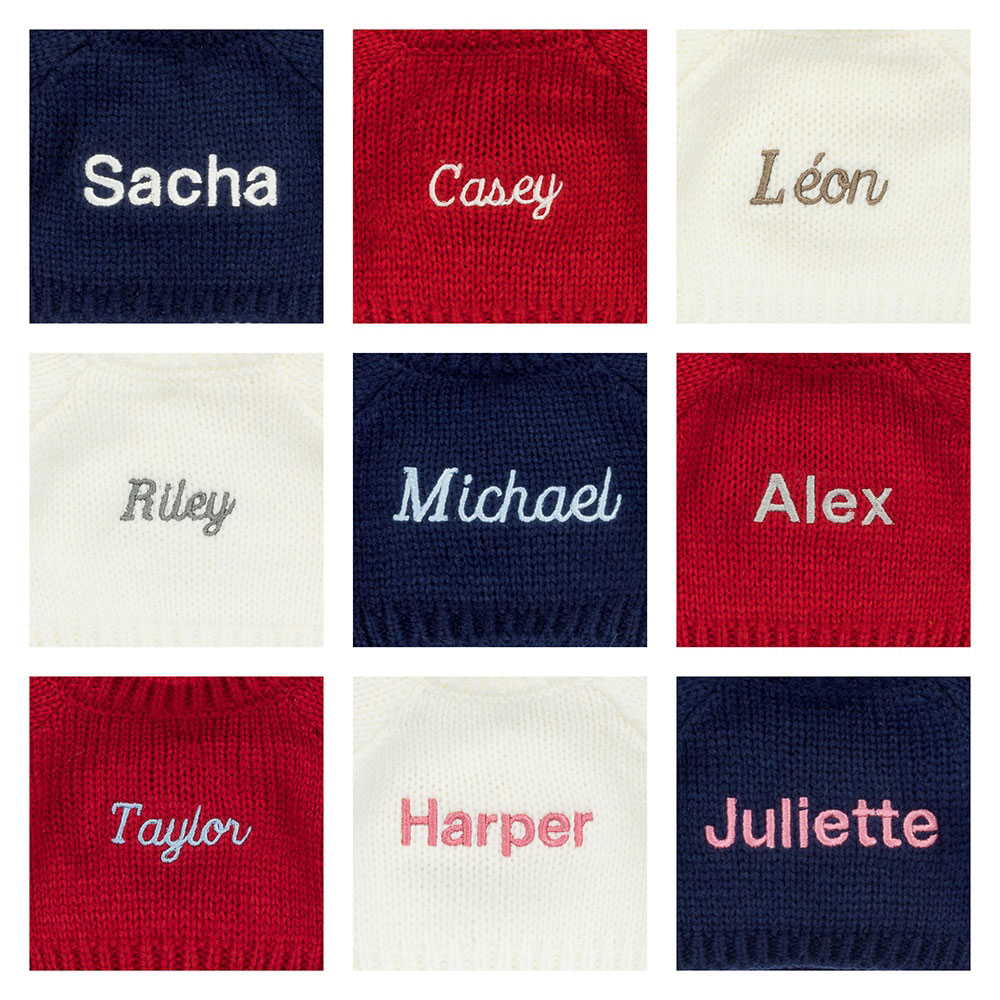 Bashful Viola Bunny with Personalised Navy Jumper , Main View