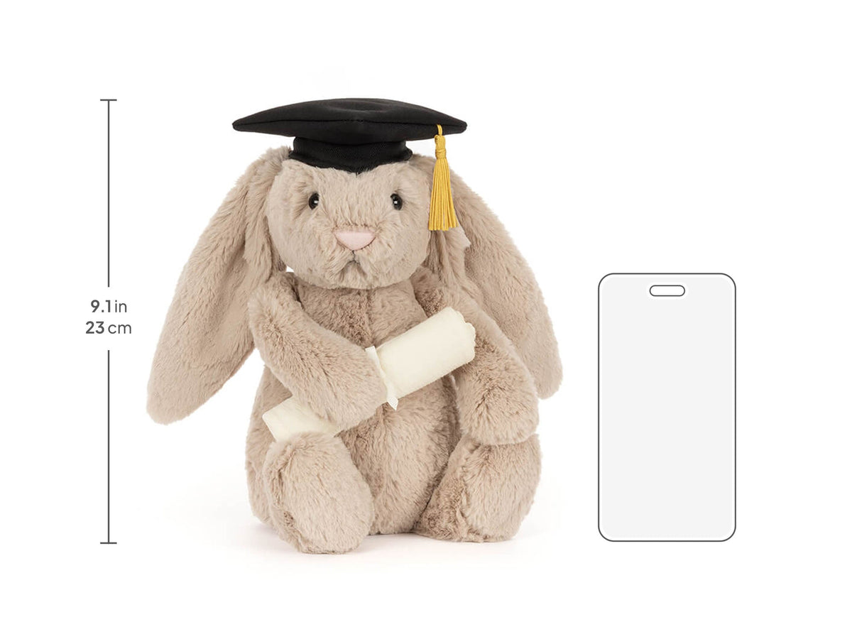 Bashful Bunny Graduation Outfit, size chart