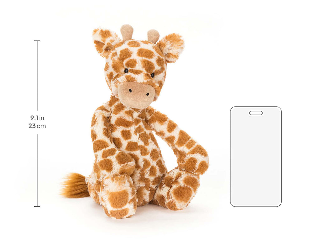 Bashful Giraffe Medium, size chart