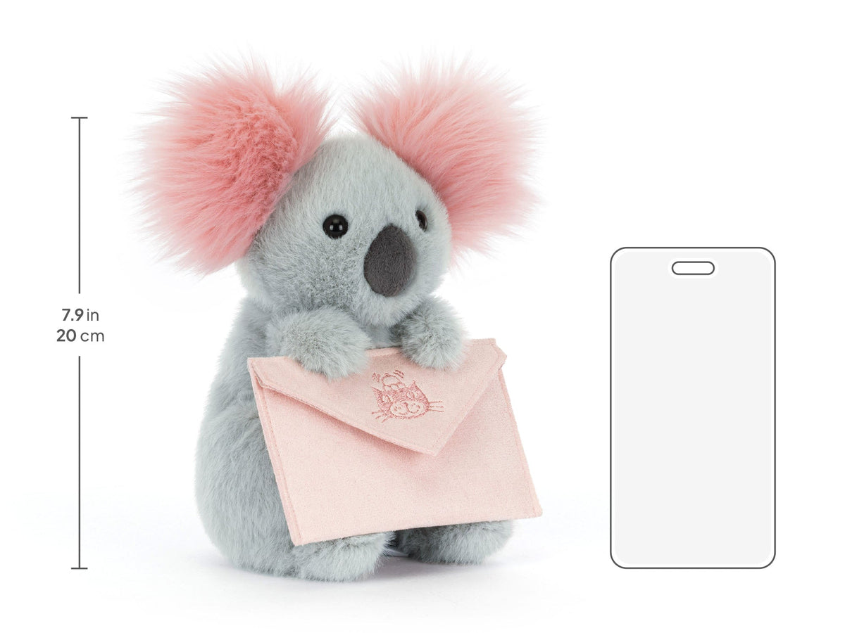 Koala with Message, size chart