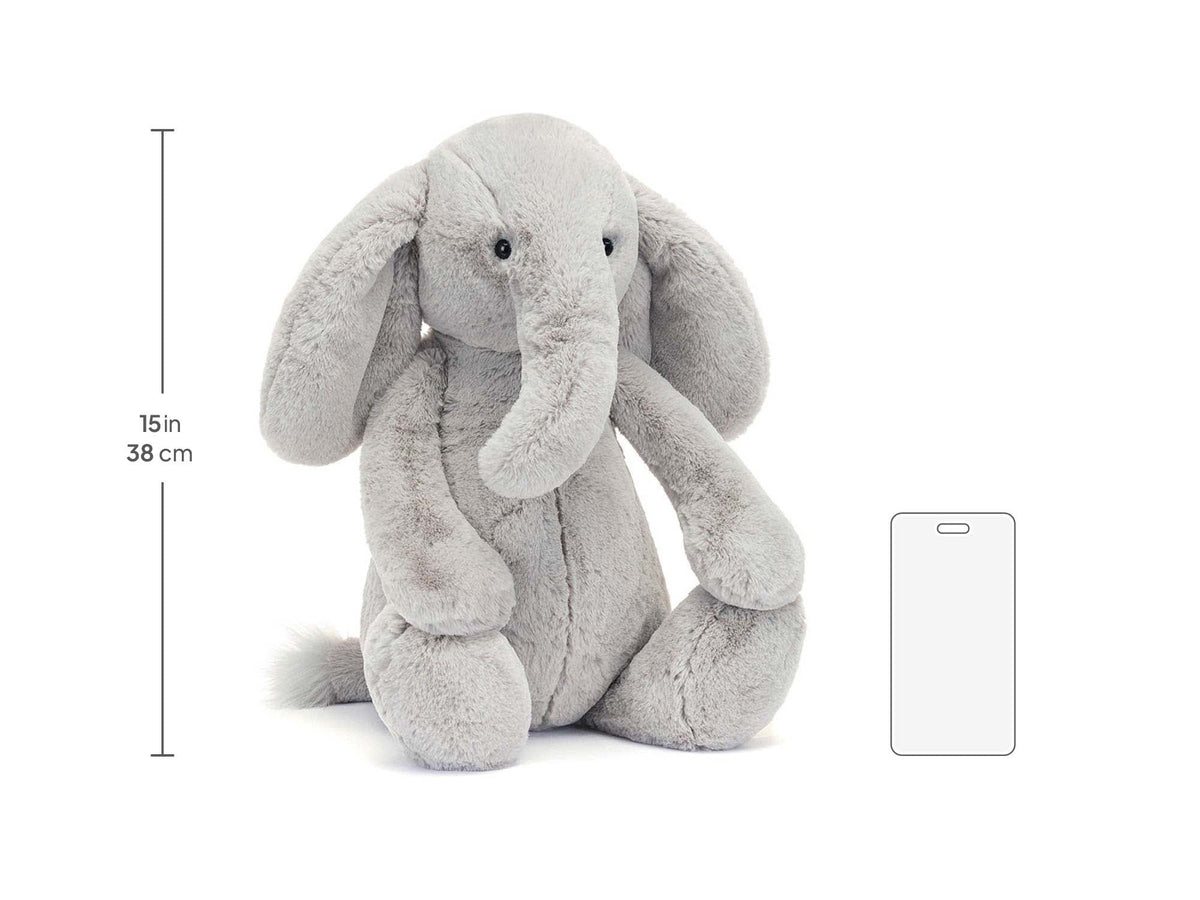 Bashful Luxe Elephant Thuddeus Big size chart