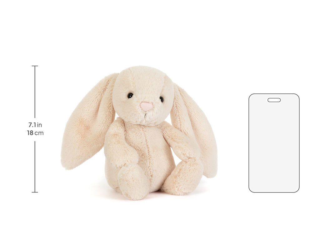 Bashful Bunny Junior, size chart