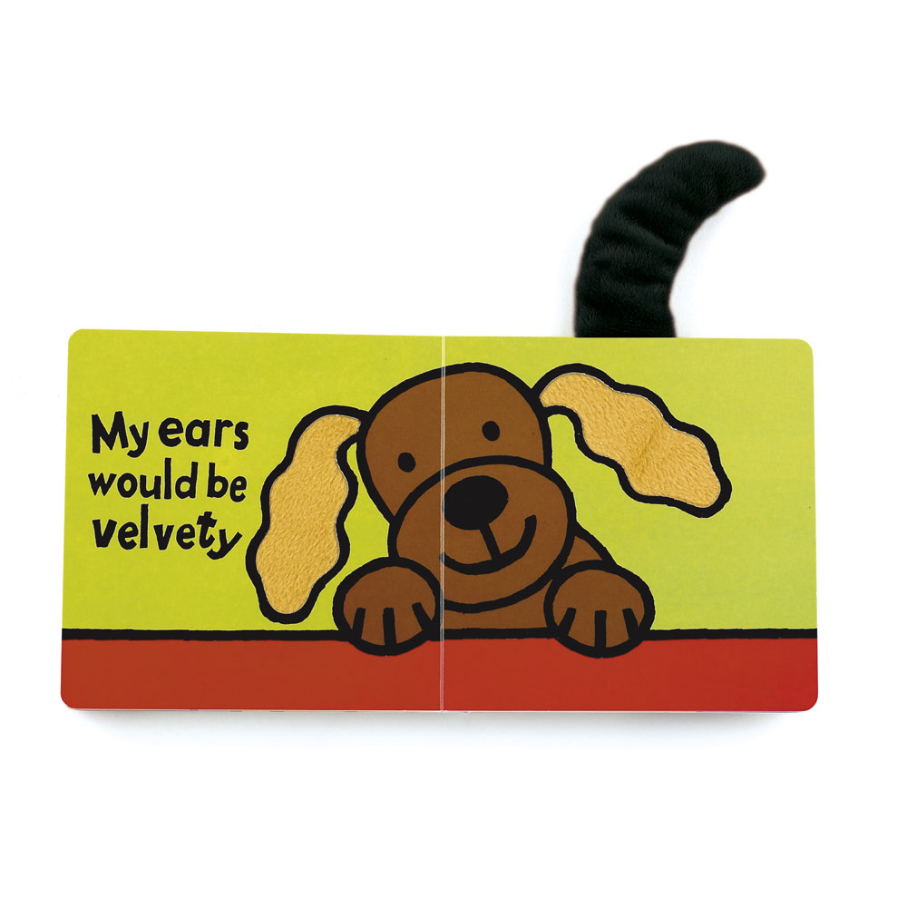 If I Were A Puppy Book and Bashful Black & Cream Puppy, View 3